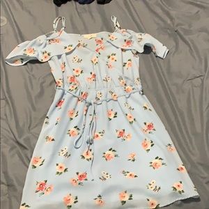 Light blue flower dress